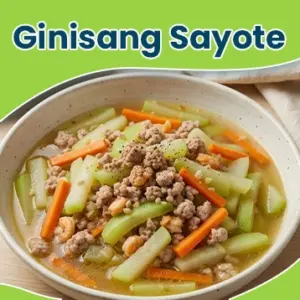 Ginisang Sayote