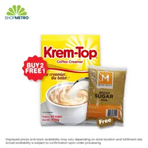 Buy 2 Krem-Top Coffee Creamer 450g Free Metro Select Brown Sugar 250g