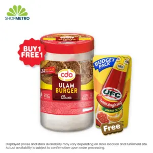Buy 1 Cdo Ulam Burger Crispy Patties 912g Free Ufc Banana Catsup 100g