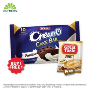 Buy 1Pack Jack N Jill Cream-O Cake Bar Vanilla 40g Free Great Taste White 3In1 Sachets 24 30g