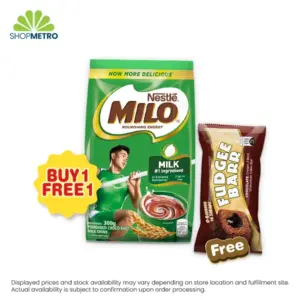 Buy 1Pack Milo Choco Malt Milk 300g Free Fudgee Barr Choco