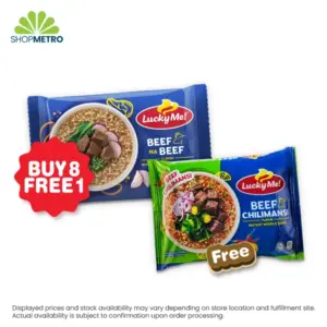 Buy 8pcs Lucky Me! Instant Mami Beef 55g Free Lucky Me! Beef Chilimansi 53g