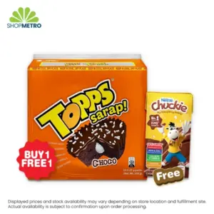 Buy 1Pack Topps Sarap Chocolate 34g Free Nestle Chuckie Opti-Grow 110ml
