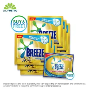 Buy 6 Breeze Powder Fresh Clean 66g Free Breeze Liquid Detergent Stain-Action Bula 64ml