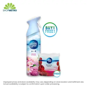 Buy 1 Ambi Pur Air Freshener Blossom and Breeze 275g Free  Ambip Pur Romatic Rose Gel Air Freshener 180g