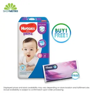 Buy 1 Huggies Dry Eco Small 38's Free Kleenex Facial Tissue Exp 2Ply 60Pulls