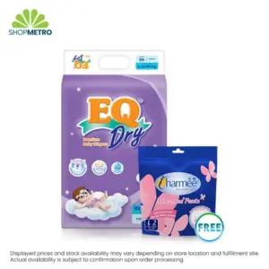 Buy 1 Eq Dry Econo Pack Newborn 44's Free Charmee Menstrual Pads 2's