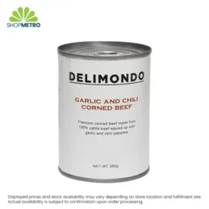 Delimondo Garlic and Chili Corned Beef 380g