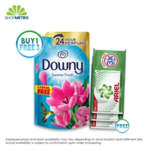 Buy 1 Downy Sunrise Fresh 1.48L Free 3 Ariel Base Powder Sunrise Fresh Tripid Sachet 97g
