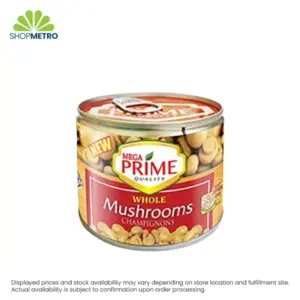 Mega Prime Champignons Whole Mushroom 198g