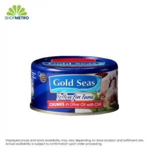 Gold Seas Yellowfin Tuna Chunks in Olive Oil with Chili 90g