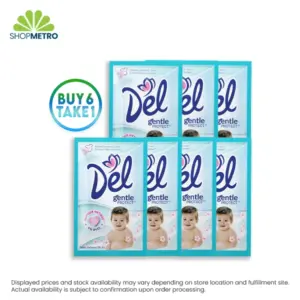 Buy 6 Take 1 Del Fabric Softener Gentle Protect 26ml