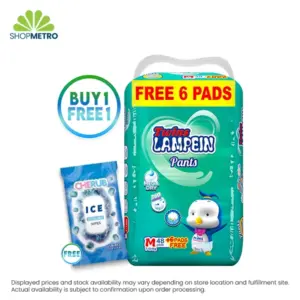 Buy 1 Lampein Baby Diaper Pants Medium 48's Free Cheerub Ice Cooling Wipes 15's