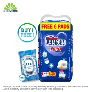 Buy 1 Lampein Baby Diaper Pants Large 44's Free Cheerub Ice Cooling Wipes 15's