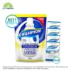 Buy 1 Champion Liquid Detergent Top Load High Foam 1L Free 4 Champion Fabric Softener Antibacterial Fresh Day 28ml