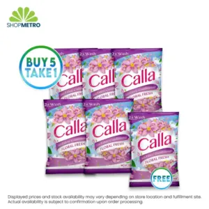Buy 5 Take 1 Calla Powder Floral Fresh 100g