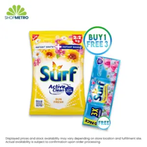 Buy 1 Surf Powder Active Clean Sun Fresh 2.2kg Free 3 Surf Fabcon Fresh And Bloom 69ml