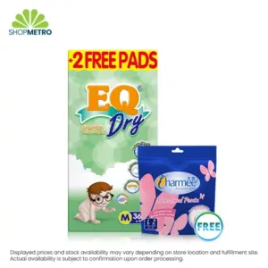 Buy 1 Eq Dry Econo Pack Medium 36's Free Charmee Menstrual Pads 2's