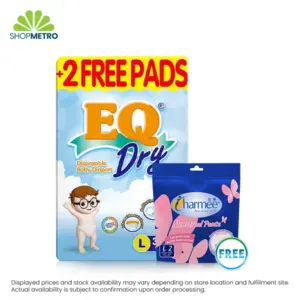 Buy 1 Eq Dry Econo Pack Large 32's Free Charmee Menstrual Pants Large 2's