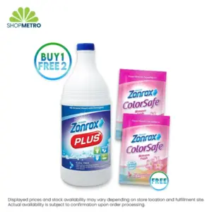 Buy 1 Zonrox Bleach Plus 900ml Free Zonrox Colorsafe Blossom 30ml