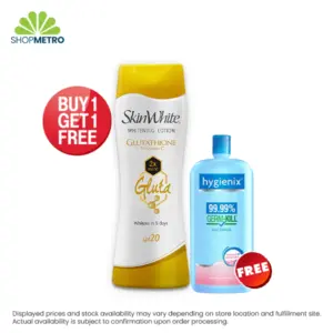 Buy 1 Skinwhite Power Whitening Glutathione Plus Vit C Lotion Spf20 200ml Free Hygienix Alcohol With Moistrzer 500ml