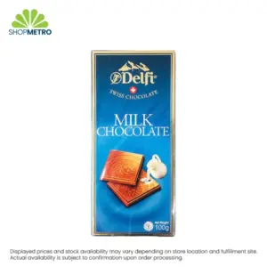 Delfi Swiss Milk Chocolate 100g
