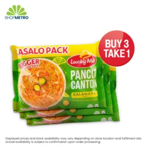 Buy 3 Take 1 Lucky Me! Pancit Canton Kalamansi Kasalo Pack 120g