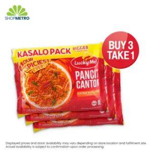 Buy 3 Take 1 Lucky Me! Pancit Canton Extra Hot Chili Kasalo Pack 120g