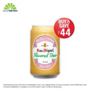 Buy 5 San Miguel Lychee Flavor Can 330ml