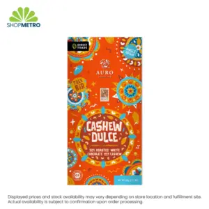 Cashew Dulce With 32 Percent Roasted White Chocolate with Cashew