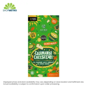 Calamansi Cheesecake 34% Calamansi White Chocolate with Spiced Cookies