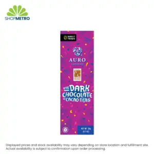 64 Percent Dark Chocolate With Cacao Nibs 20g