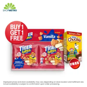 Buy 1 pack Tiger Bites Vanilla 18g Free Nestle Chuckie Opti-Grow 110ml