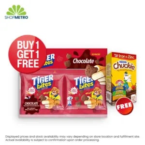 Buy 1 pack Tiger Bites Chocolate 18g Free Nestle Chuckie Opti-Grow 110ml