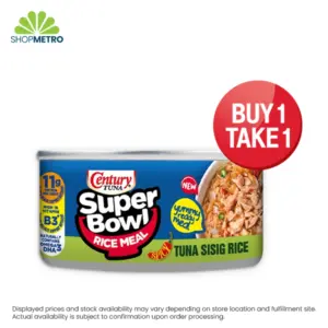 Buy 1 Take 1 Century Super Bowl Tuna Sisig Rice Meal