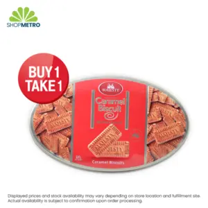 Buy 1 Take 1 Majesty Caramel Biscuits Belgian Red 300g