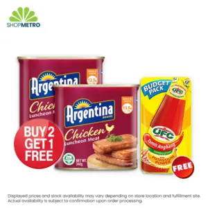 Buy 2 Argentina Chicken Luncheon Meat 340g Free Ufc Banana Catsup Pouch 100g