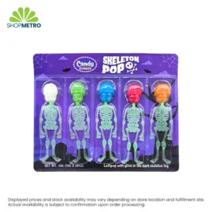 Candy Corner Halloween Skeleton Pop
