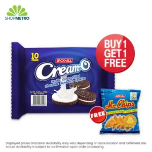Buy 1 Cream-O Vanilla 30g Free Mr. Chips Nacho Cheese 26g