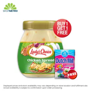 Buy 1 Lady's Choice Chicken Spread Bottle 470ml Free Dutchmill Saver Pack Superfruit 90ml