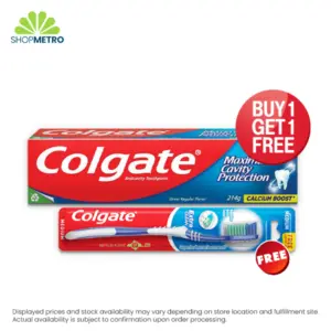 Buy 1 Colgate Great Regular Flavor 214g Free Colgate Classic Clean Medium Tootbrush