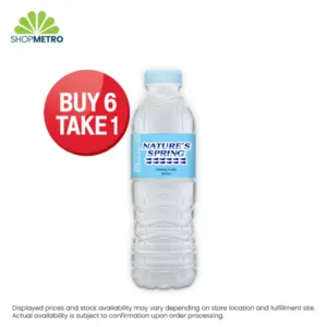 Buy 6 Take 1 Nature's Spring Purified Drinking Water 350ml