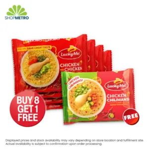 Buy 8 Lucky Me! Instant Mami Chicken 55g Free Lucky Me! Instant Mami Chicken Chilimansi 53g