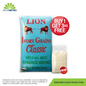Buy 1 sack Ivory Rice 25kg Free Ivory Rice 3kg