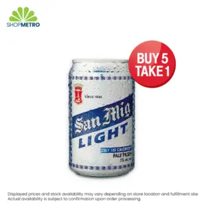 Buy 5 Take 1 San Miguel Light Can 330ml