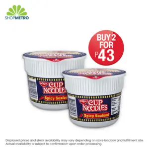 Buy 2 Nissin Cup Noodles Spicy Seafood 40g