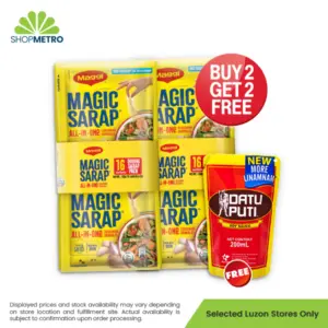 Buy 2 ties Maggi Magic Sarap All-in-one Seasoning Granules 8g Free 2 pcs Datu Puti Soy Sauce 200ml